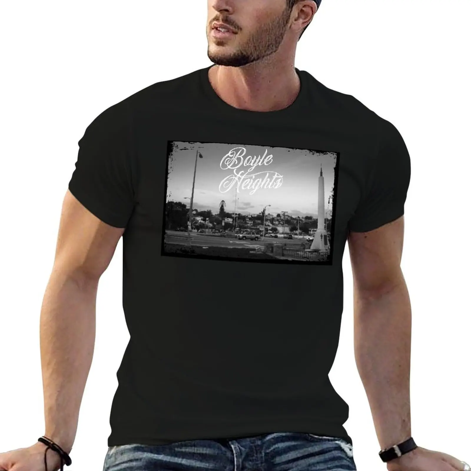 

luxury for men t El soft shirts T-Shirt cotton brand cotton t shirt man Heights Boyle 100% pino