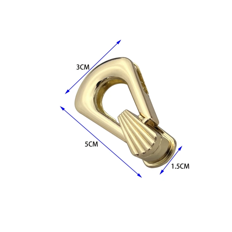 Serrures de sac à main en alliage de zinc, quincaillerie de fermeture de fermoir, serrure tournante, accessoires de décoration