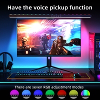 60CM Led Gaming Light Bar Monitor Lamp With Sound Control Pickup Lights RGB Screen Hanging Lights Dimming Table Lamp Gamer Room