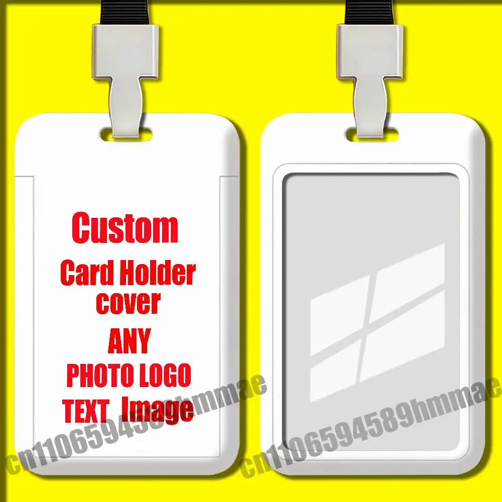 

For Commission Card Holder Metro Subway Campus Access Student ID Bank Credit Work license DIY Customize Custom Card Holder Cover