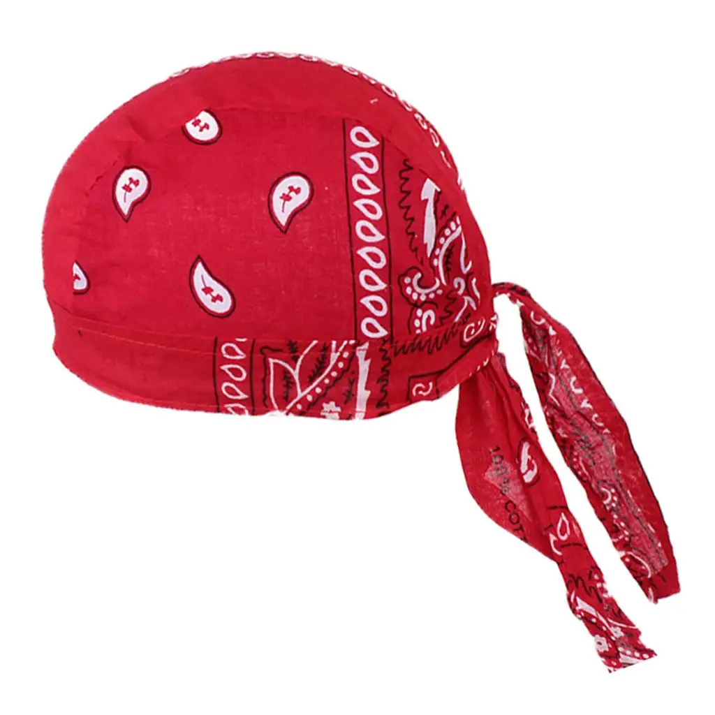 Soft Cotton Headwrap Women Men Bandana Skull Cap for Chemo Hair Loss Muslim Cycling Sleep