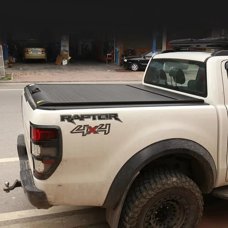 

F150 Pickup Truck Aluminum Tonneau Cover Waterproof Hard Bed Lid Cargo Protector