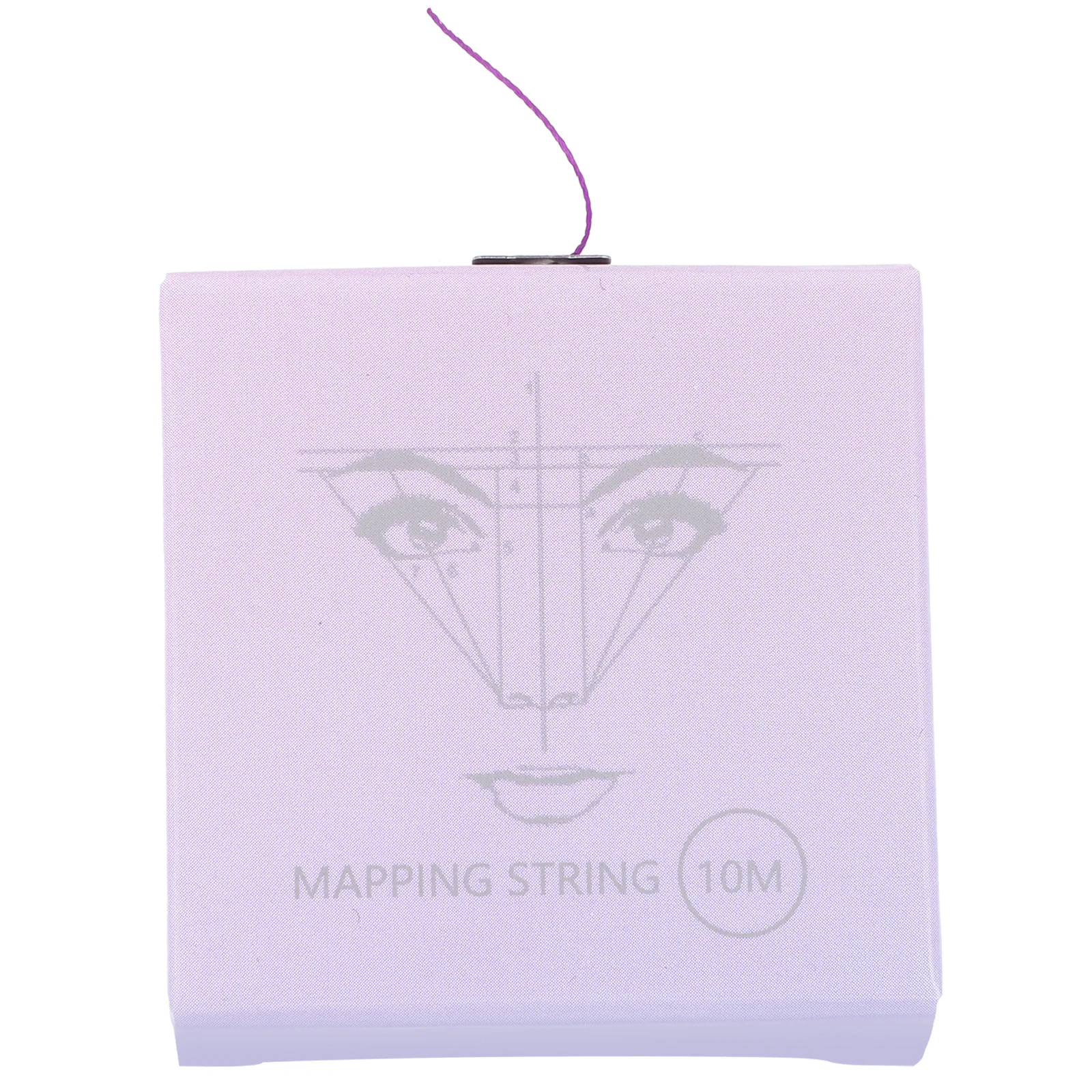 1박스 눈썹 맵핑 스트링 브로우 스레드 룰러 눈썹 마커 10M 정밀 눈썹 그리기 라인 쉐이핑 도구 아이라이너 립 라이너