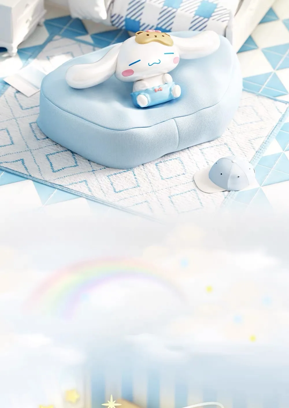 Sanrio Anime Actionfiguren Freizeit-Serie Blindbox Schlafposition Ornament Cinnamoroll Kuromi HelloKitty Modell Spielzeug Geschenk – Detail 4