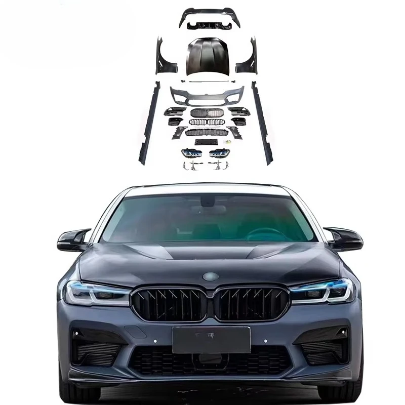 

CLY Car Bumper for 5-series F10 Upgrade 2021 G30 M5 Body Kit Headlight Taillight F10 Old Upgrade New Body Kitcustom