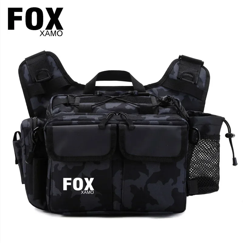 Fox Xamo Tactical Cycling Boxes Bag Waist Chest Backpack Shoulder Bag Outdoor Military Fishing Lure Rod Accessory Box Bag Men