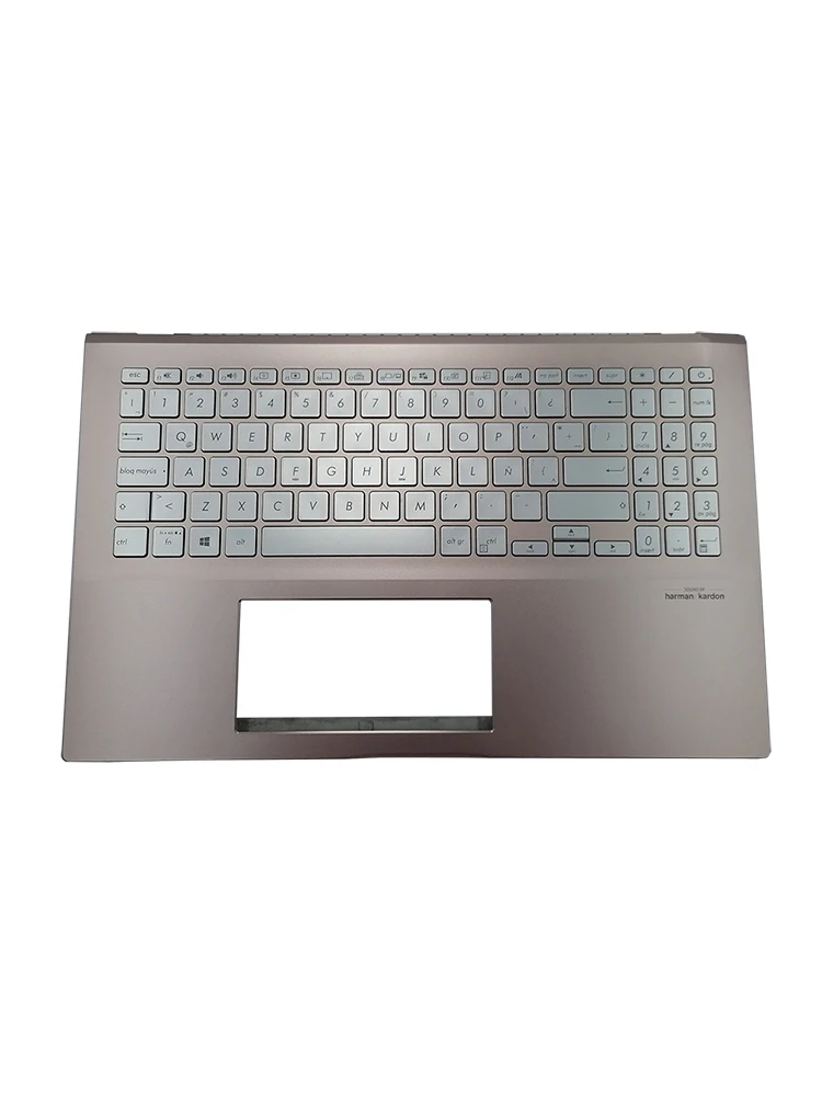 Latin Backlit Keyboard Upper Case Palmrest Cover For ASUS Vivobook S15 X532 S532 X532FA X532FL X532E SN6580BLSG Laptop Keyboards