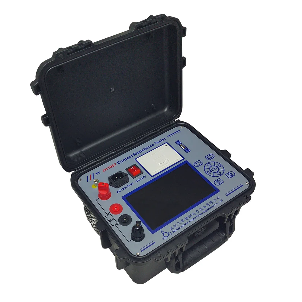 High Accuracy 10~600 Seconds Product Type Resistance Meters Micro Ohm Meter 0-50mΩ Contact Loop Resistance Tester