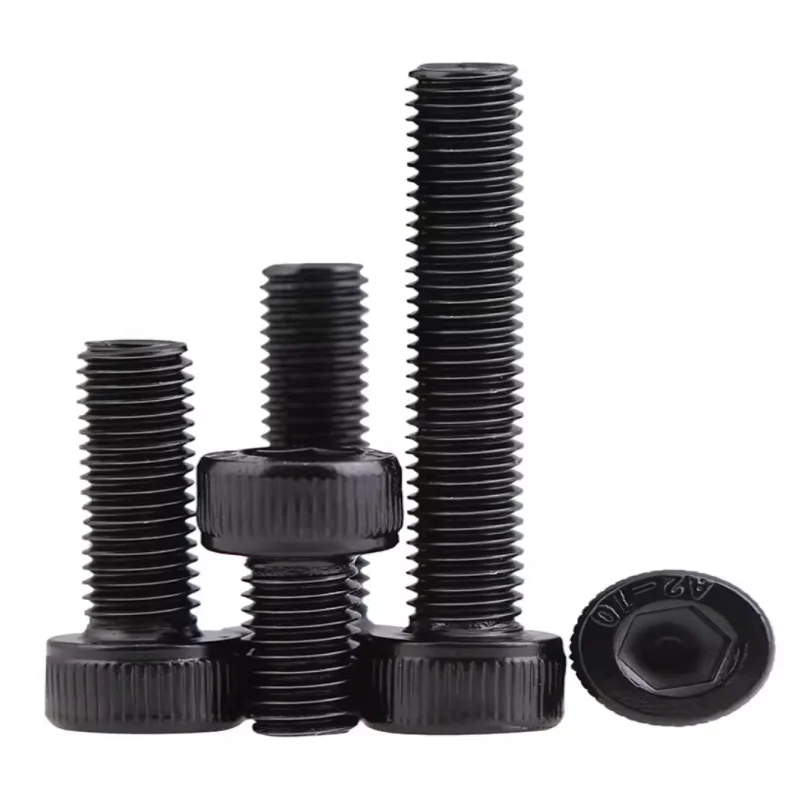 M1.4 M1.6 M2 M2.5 M3 M4 M5  Black 304 Stainless Steel Hexagon Hex Socket Head Cap Bolt Screw