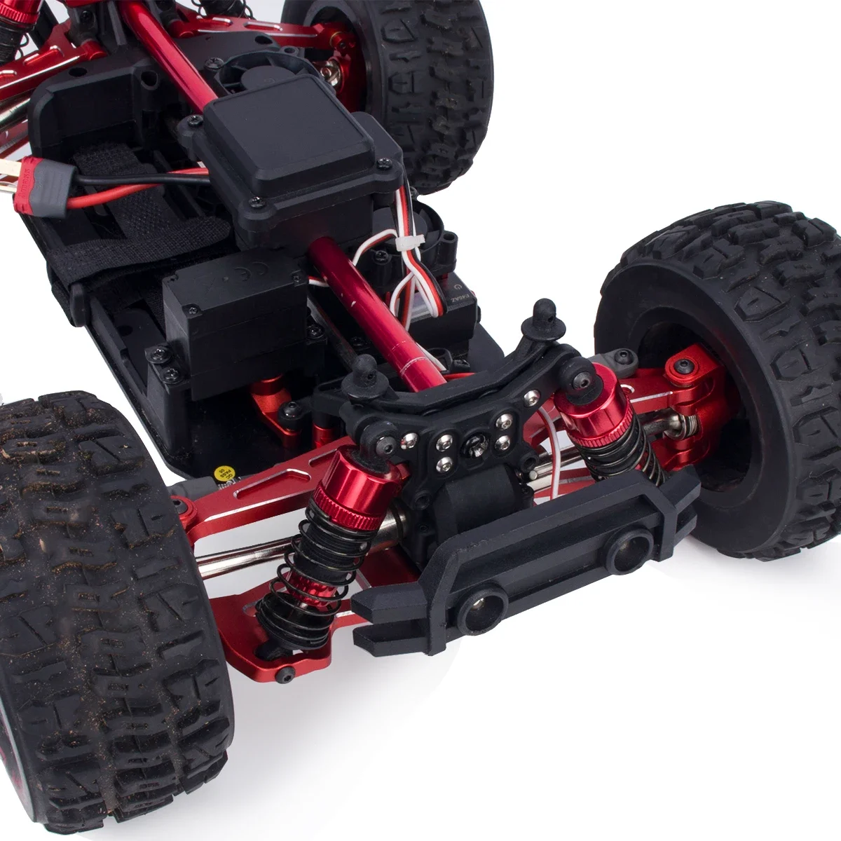 CNC Aluminum Steering Cup Front Rear Swing Arms Servo Arm Kit for MJX Hyper Go 1/14 14209 14210 Desert Drift Car Upgrade parts view 3