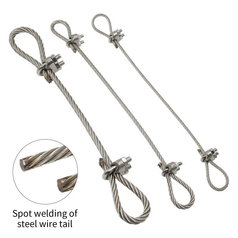 

2/3/4/5/6mm adjustable suspension 304 stainless steel wire rope suitable for indoor and outdoor woodworking DIY