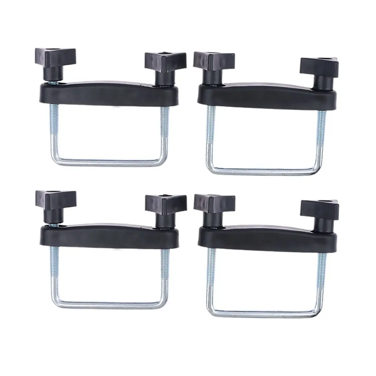 #33N (Metal+Plastic)4 PCS Car Roof Rack Basket U-Bolt Clamps Mounting Fitting Kit,Automotive Parts & Accessories