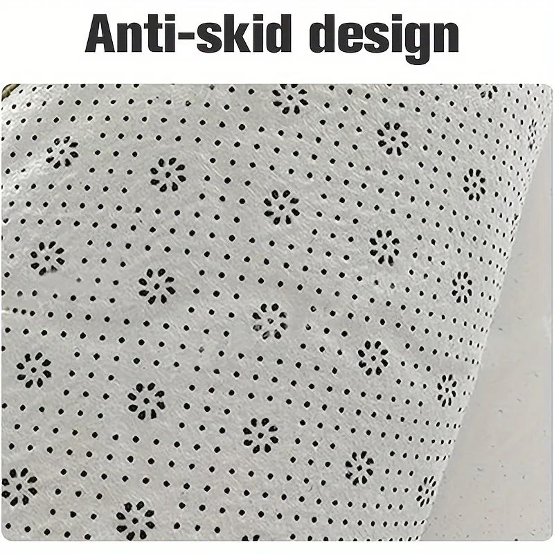 Solid color long strip kitchen absorbent floor mat flannel foot mat home thick non-slip carpet entrance mat bathroom mat