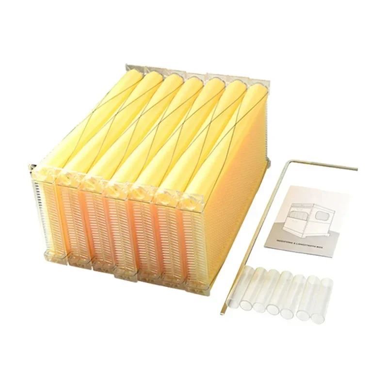 

NEW 2024 Hot Selling Wooden Beehive Honey Automatic Self-Flowing Farm Beehive Artesian Honey Box Set Hot sales