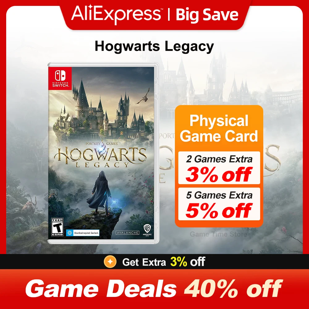 

Hogwarts Legacy Nintendo Switch Game Deals 100% Original Physical Game Card Support Single Player RPG Genre for Switch OLED Lite