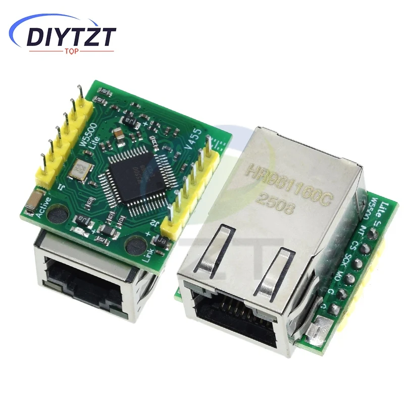 Чип DIYTZT Smart Electronics USR-ES1 W5500, новый преобразователь SPI в LAN/Ethernet TCP/IP Mod
