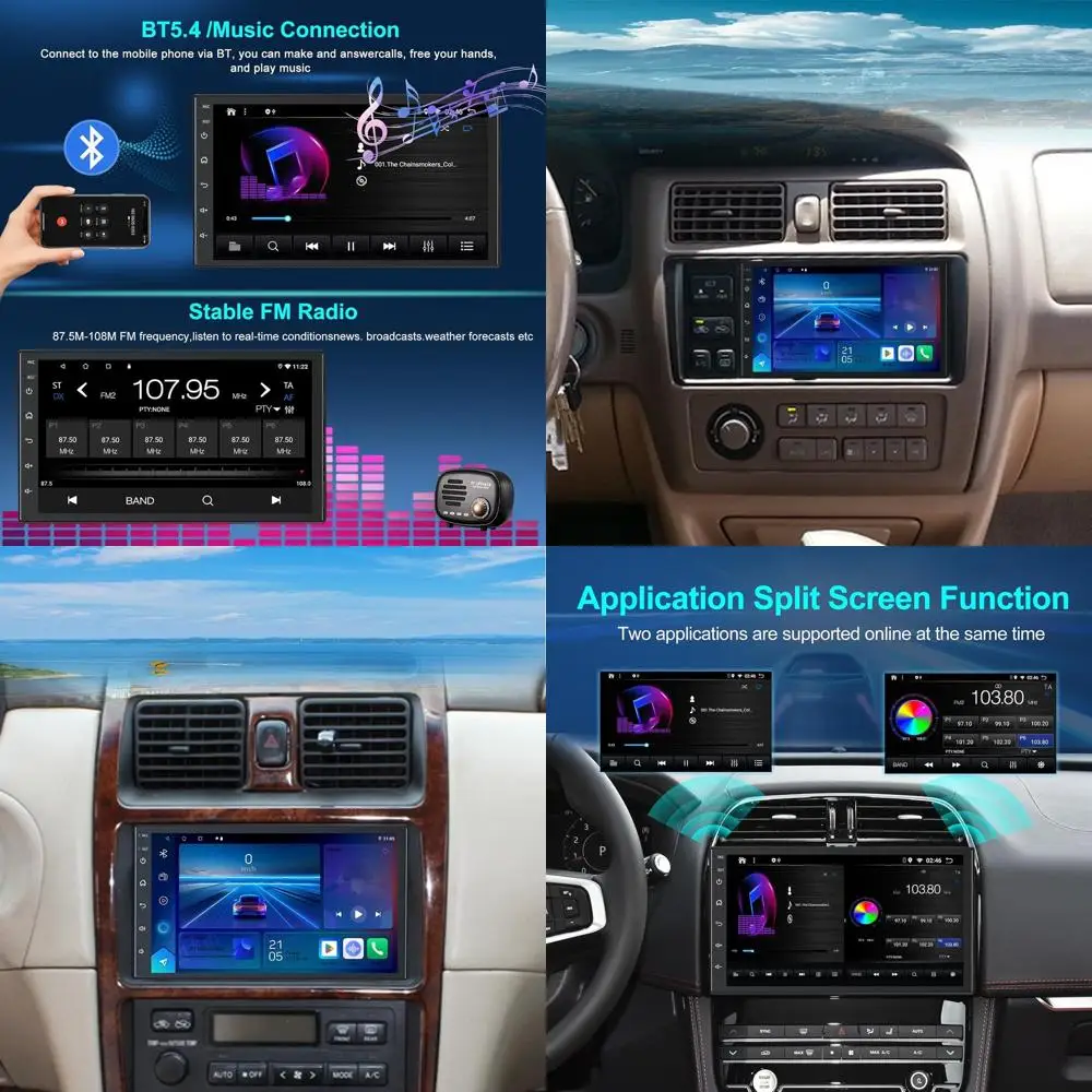 

Автомобильная стереосистема Android 15 4 + 64 ГБ для Toyota Avalon 1996-1999 гг., GPS-навигация для Toyota Solara 1999-2003 годов с беспроводным CarPlay Android