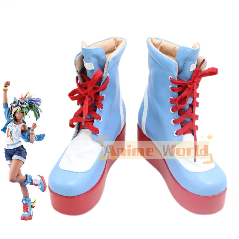 

Dash Cosplay Shoes Halloween Carnival Boots PU Leather Shoes Cosplay Props Custom Made