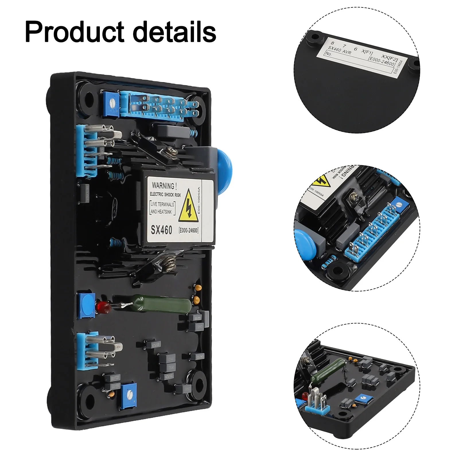 SX460 AVR Automatic Voltage Regulator For Brushless Diesel Generator Alternator For Stabilizer Half Wave Phase Control 120V 240V