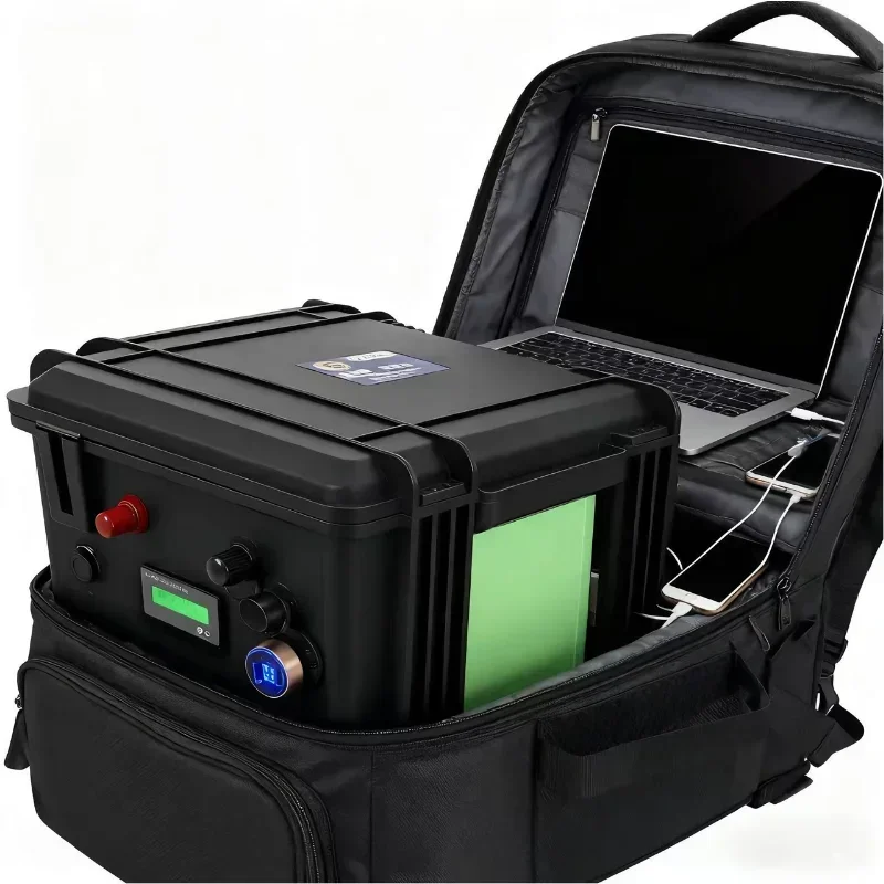 بطارية Lifepo4 مقاومة للماء 48 فولت 60 أمبير - 200 أمبير في الساعة لمحرك صيد السمك بنظام الطاقة الشمسية RV - حل تخزين الطاقة عالي السعة #4