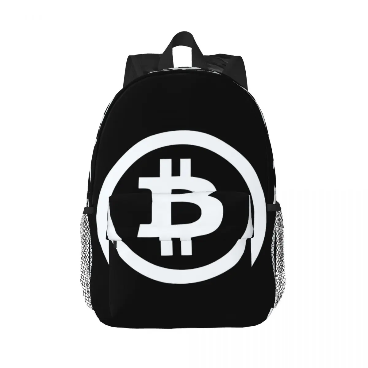 

Bitcoin BTC Crypto Currency Backpack Middle High College School Student Bookbag