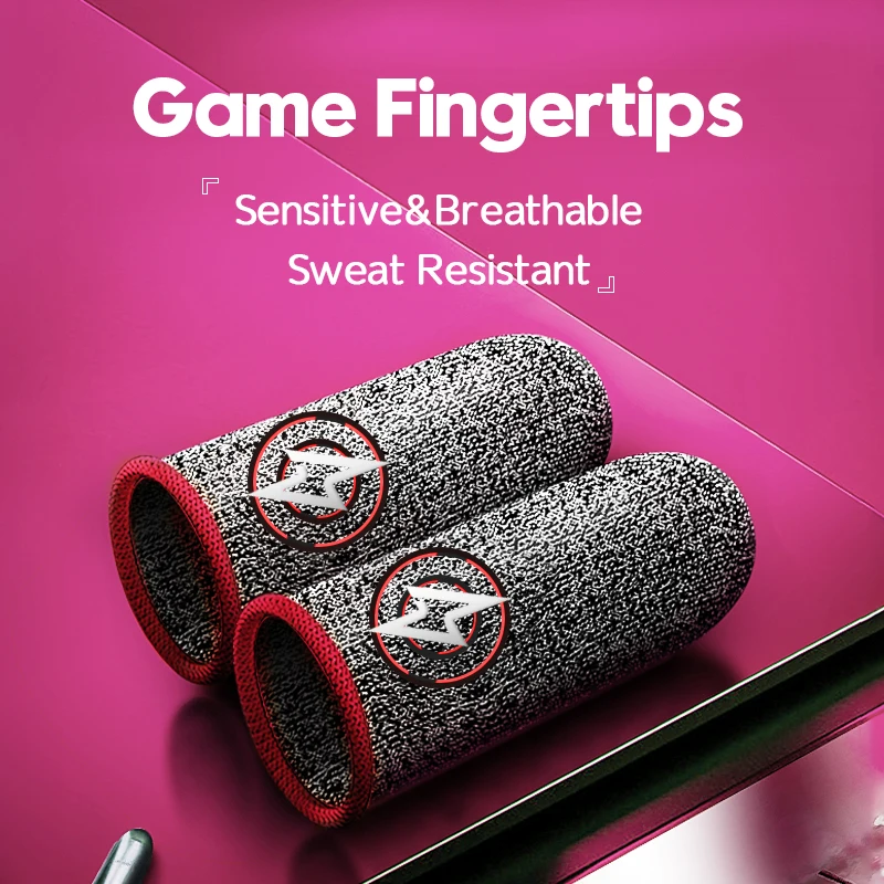 Finger Sleeves For Gaming Thumb Finger Sleeves For Game Pubg Mobile Anti Slip Finger Gloves With Box Games Accessories