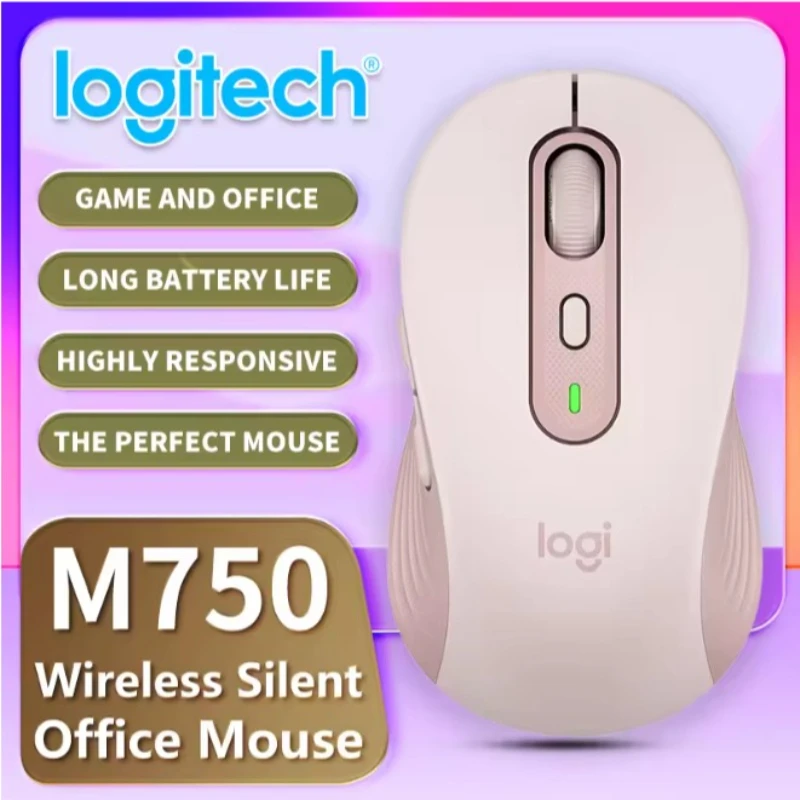 لوجيتك M750، مظهر بسيط وأنيق، مناسب لبيئات المكاتب المختلفة، الذين يعانون من المظهر والقوة.