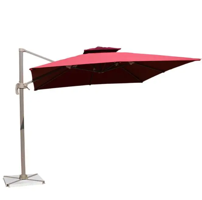 

Outdoor sunshade courtyard Roman umbrella sunshade beach advertising umbrella large side umbrella with lamp