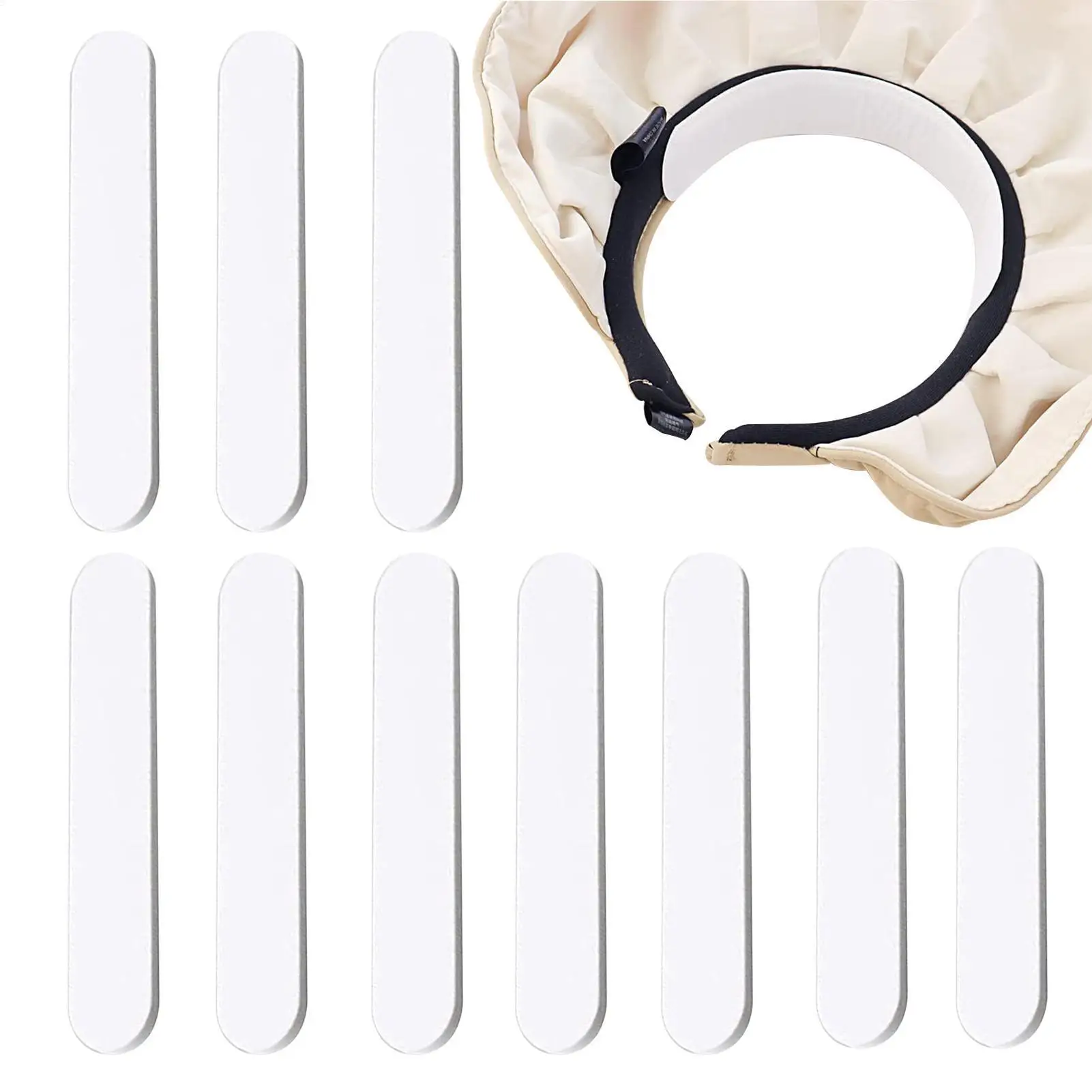 Hat Size Reducer 10 Pieces Adhesive Hat Reducer Inserts Attached to inner side of sweatband Reducing Tape Size Reducer Hats Caps