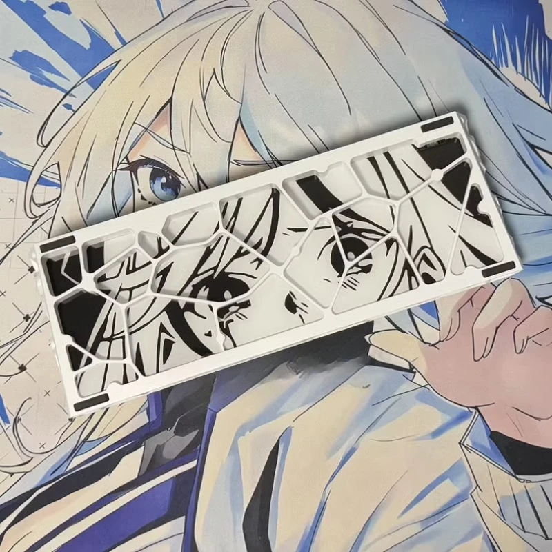 Holy60/GH60 Keyboard Base Plate Custom Anime Keyboard Plate Acrylic Case for Mad60/Wooting/rakka Keyboard Plate Gamer Accessory