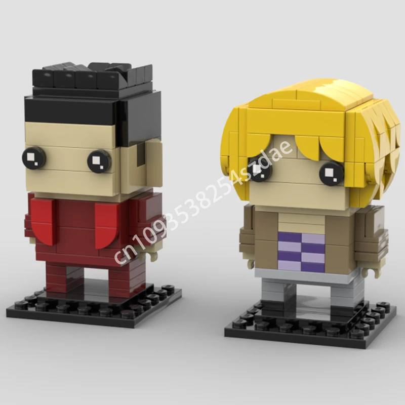 

235 шт. MOC Zoolander The Walk-Off Brickheadz, строительные блоки, модель, рождественская игрушка, подарочный коллектор, креативный кирпич, конструкция