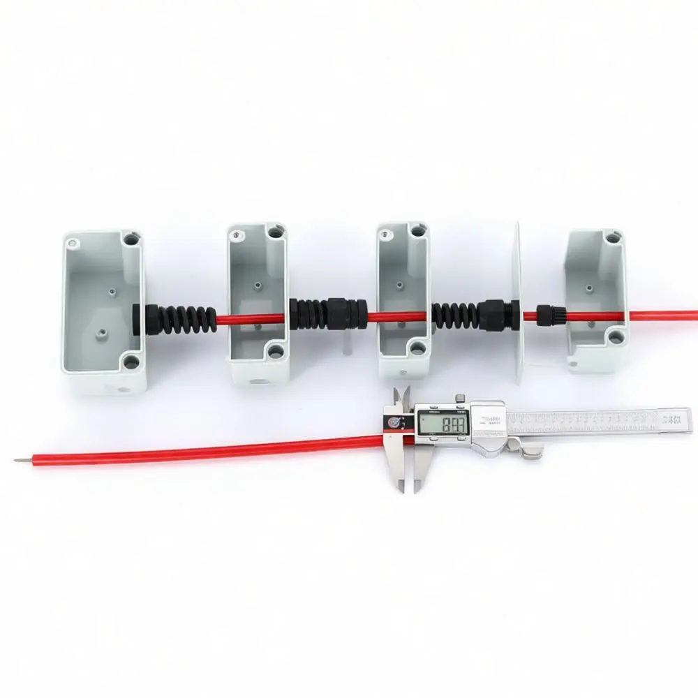 Nylon Spiral Strain Relief Waterproof Connector Anti Bending Cable Gland For Automation Machine Power Electrical Supply