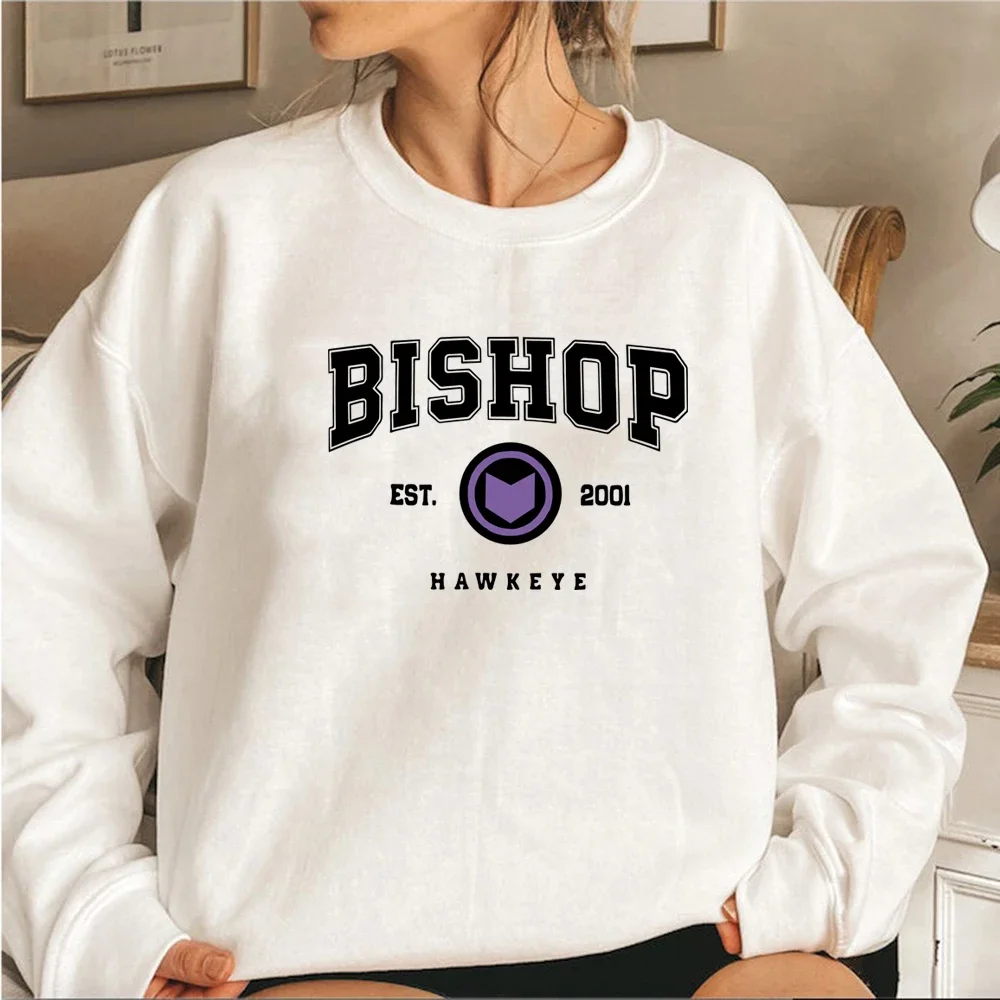 Kate Bishop 2001 Bluzy Hawkeye Barton Bluzy z kapturem Unisex Długi rękaw Pullovers Bluza z kapturem Streetwear Tops