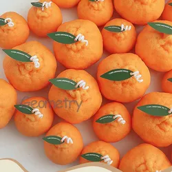 Large Orange Silicone Mold for Candle Soap Making Fruit Orange Lemon Mould DIY Gift to Friends Wedding Birthday Party