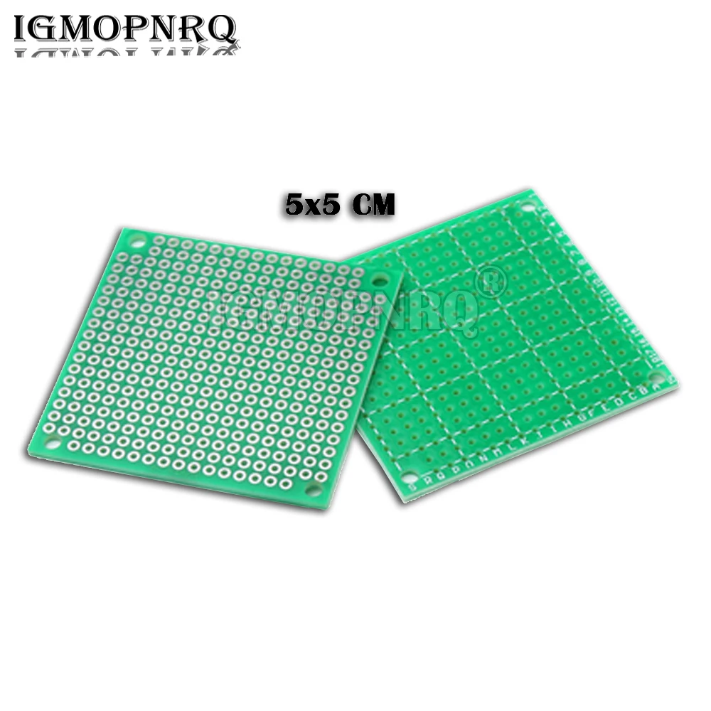 5PCS 3X7 4X6 5X5 5X7 6X8 7X9 7X10 Single Side Prototype PCB Board 2.54MM Universal Board Experimental Bakelite Copper Plate 5*7