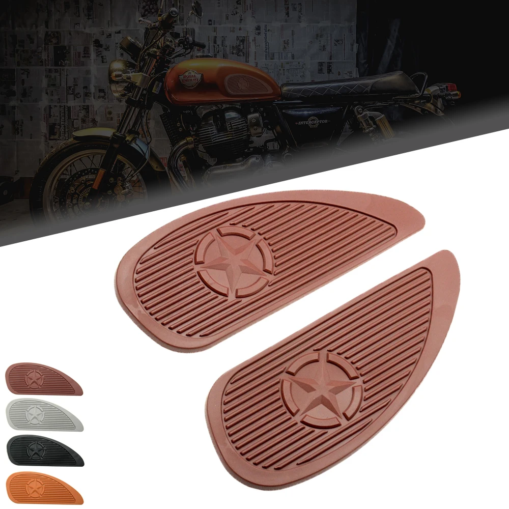 

For Royal Enfield 650 Interceptor Side Fuel Tank Pad Sticker Rubber Sticker