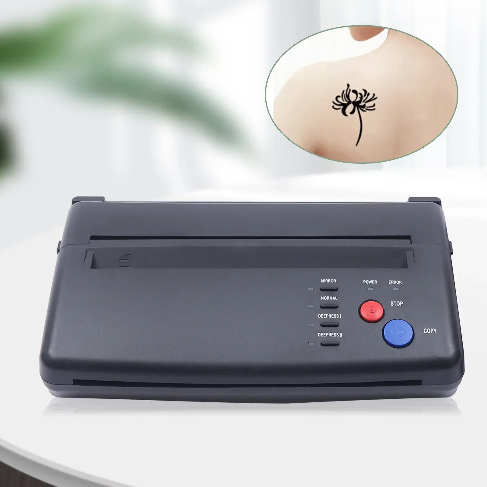 Imprimante thermocopieuse pour machine de transfert de tatouage | Machine de copie de transfert de tatouage de pochoir de tatouage de pochoir, imprimante de tatouage thermique