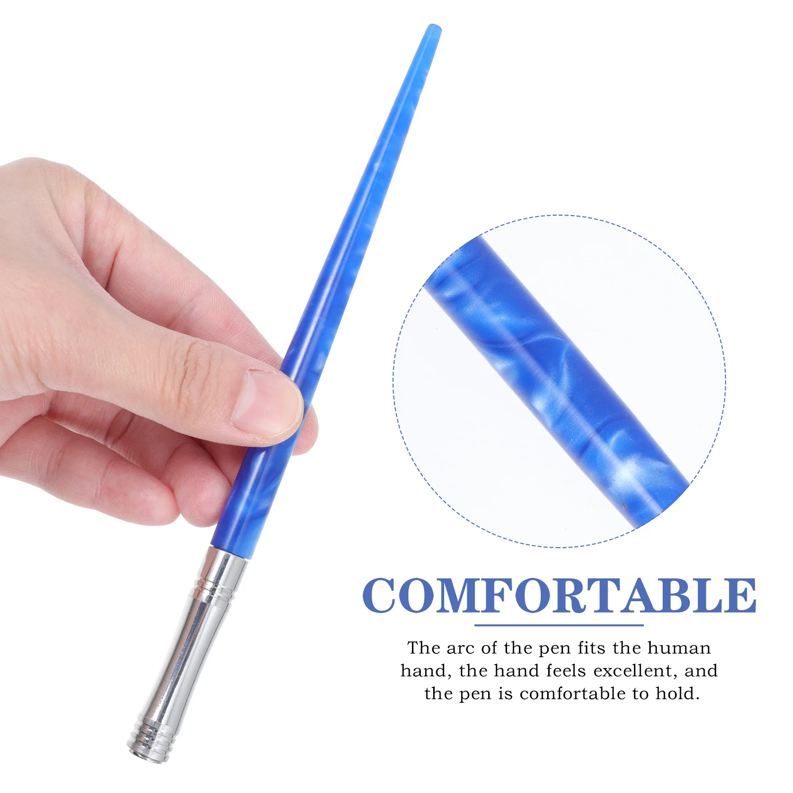 

1pc Pen Nib Holder Office Supplies Resin Calligraphy Pen Ergonomic Design Wear Resistant Office School Supplies