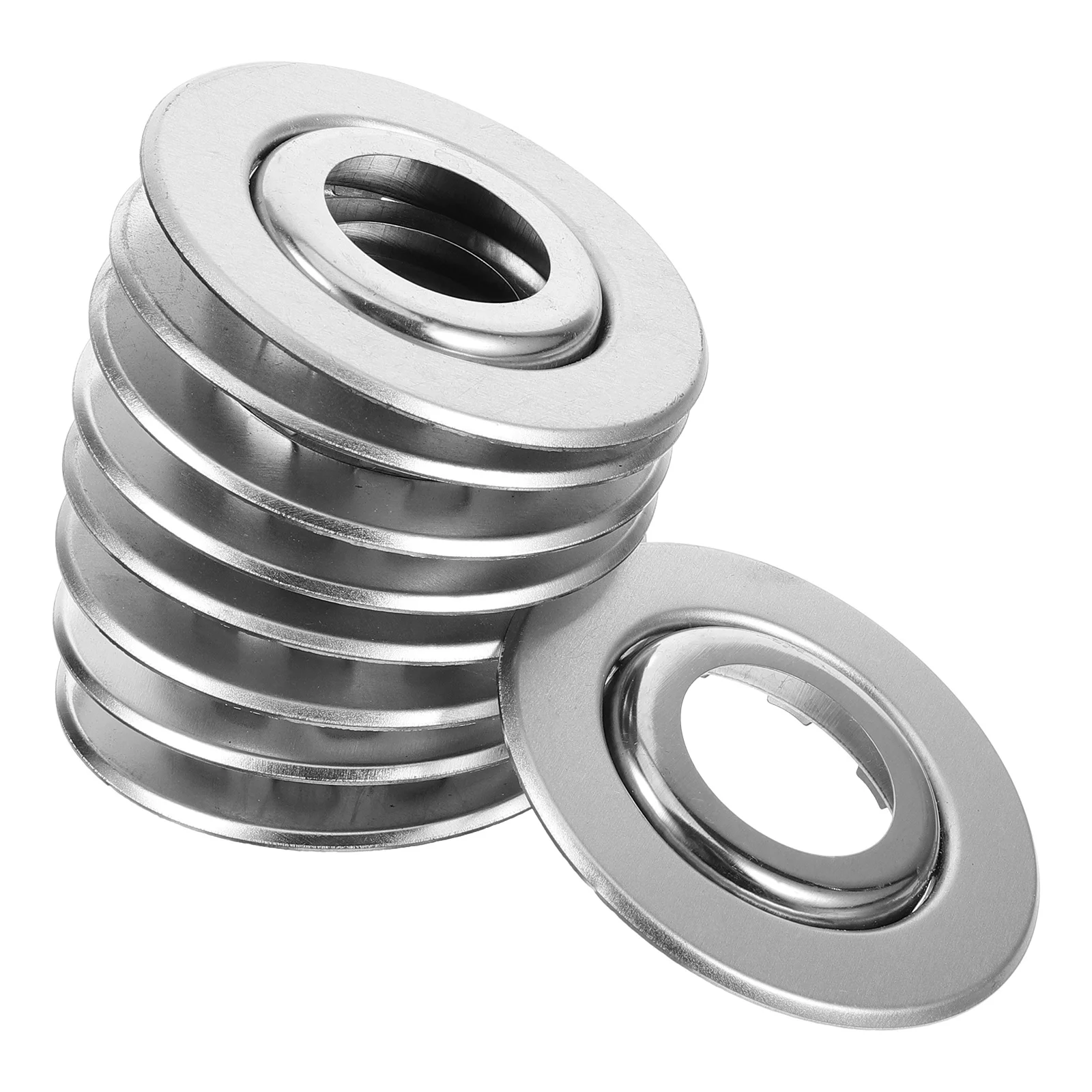 10Pcs Fire Sprinkler Cover Plates Stainless Steel Double Layer Expandable Disc Protector for Fire Sprinkler Head Replacement