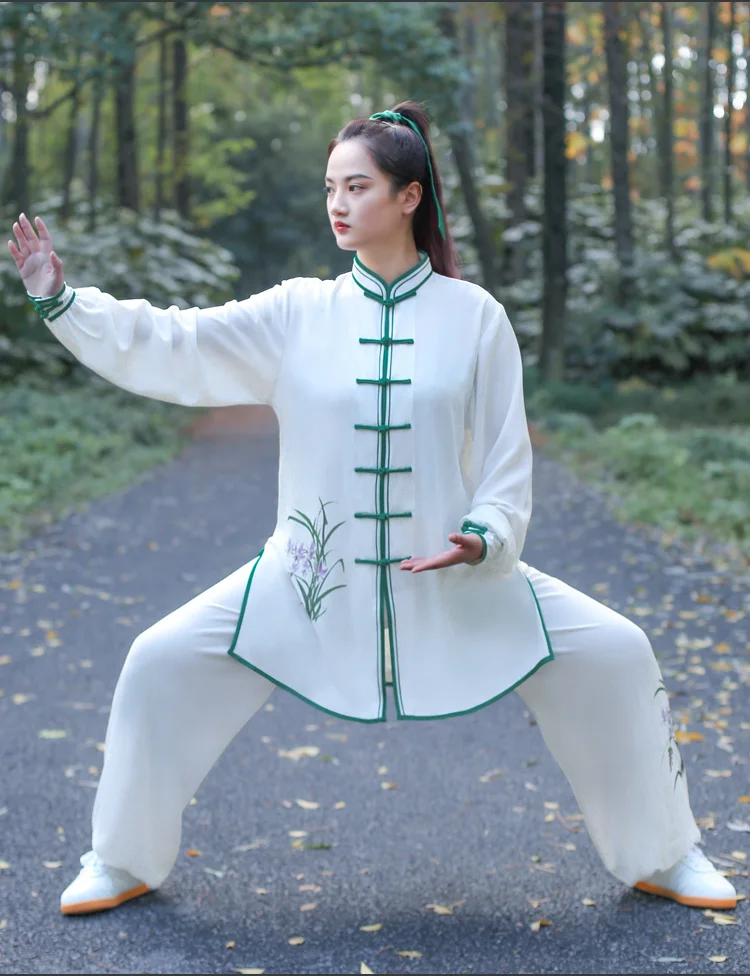 Kung-Fu-Kleid, Kampfkunst, Uniform, Wushu-Kleidung, Tai-Chi-Kleidung, Damen, Mädchen, atmungsaktiv, Kun Master 2025, neuer Stil – Detail 14
