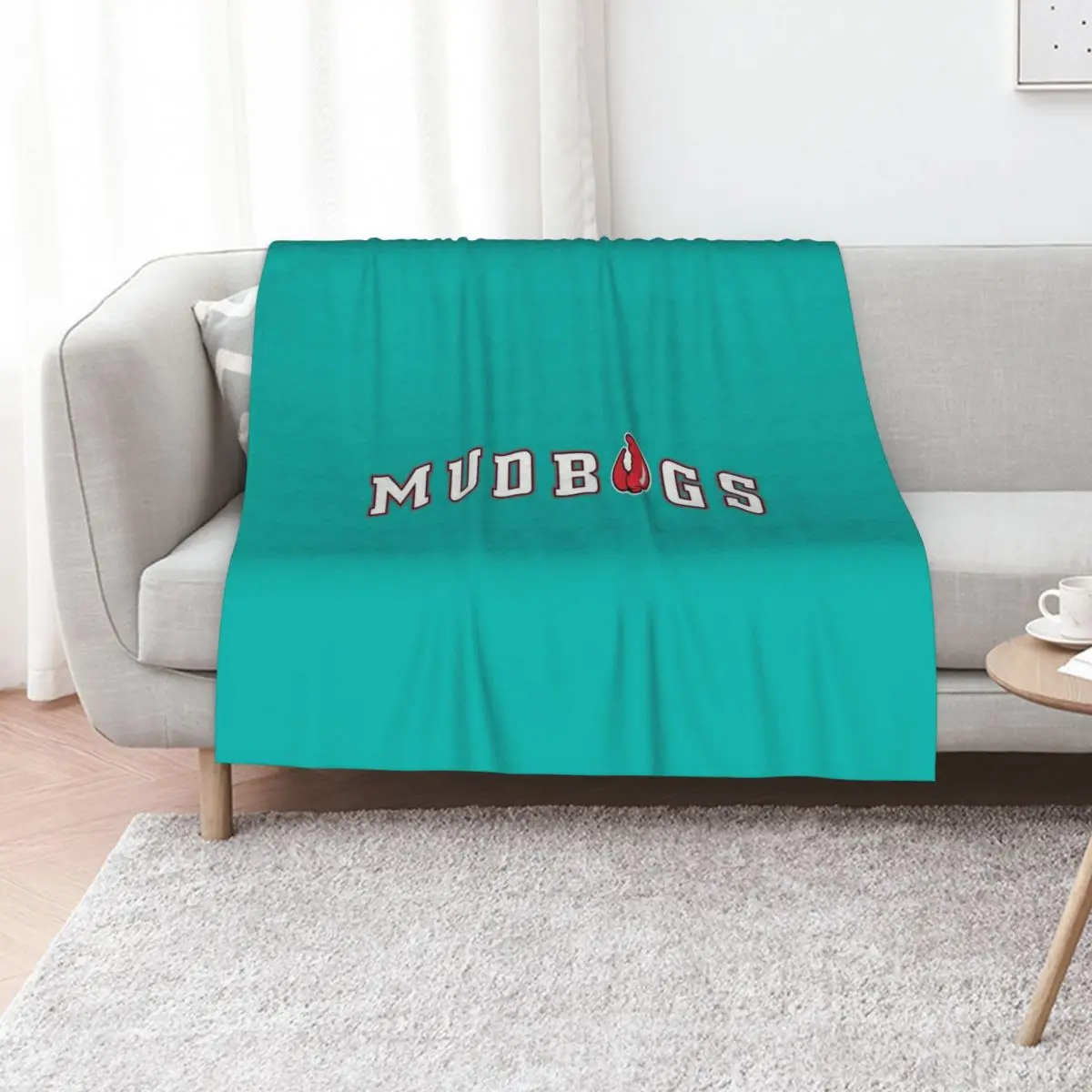 Bossier-Shreveport Mudbugs Throw Blanket Soft Plaid Fashion Sofas Summer Picnic Summer Beddings Retros Blankets