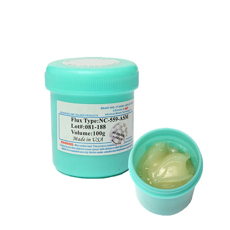 JimBon NC-559-ASM TPF Flux Anti-Wet No-Clean 100g Cream AMTECH Solder Paste