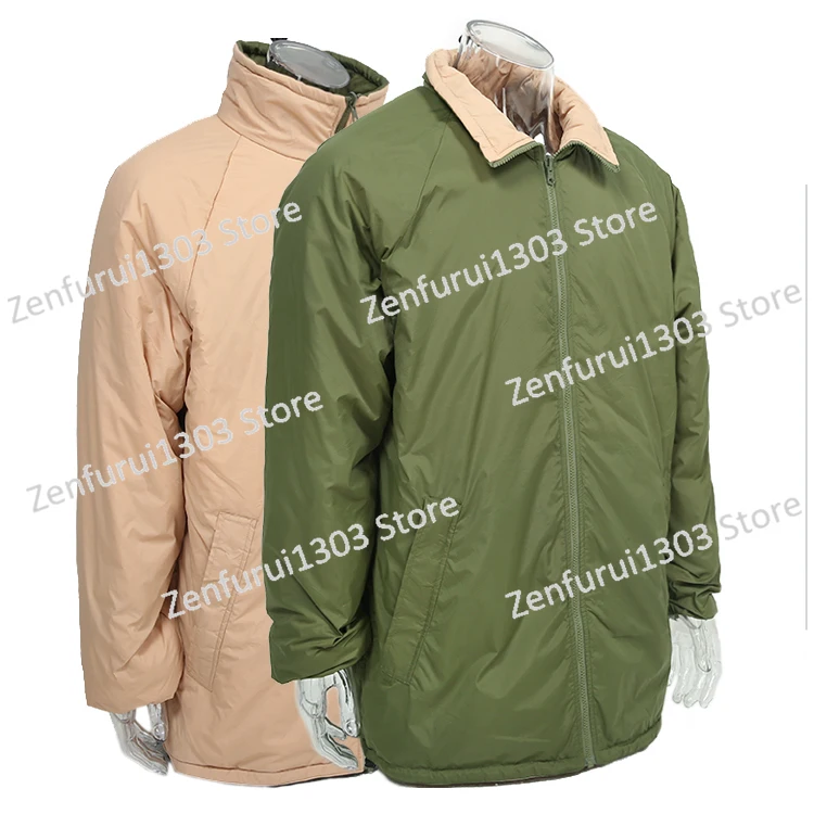 

British military version double-sided cotton jacket liner gold label P cotton belt NSN code can be worn front and back