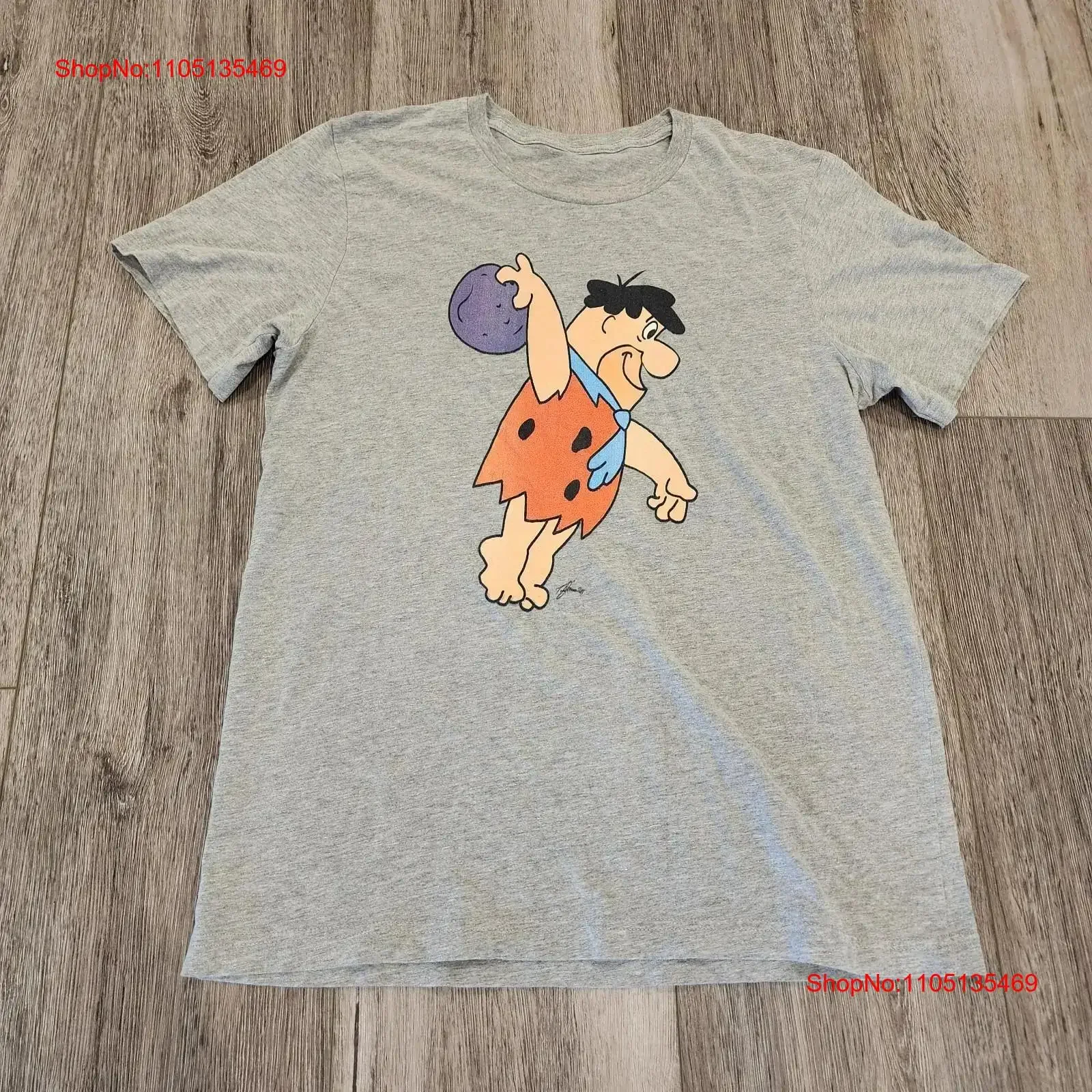 Vintage Fred Flintstone T Shirt Mens Size XL vintage Washed Comfortable Stretched designer clothes Breathable Casual Soft