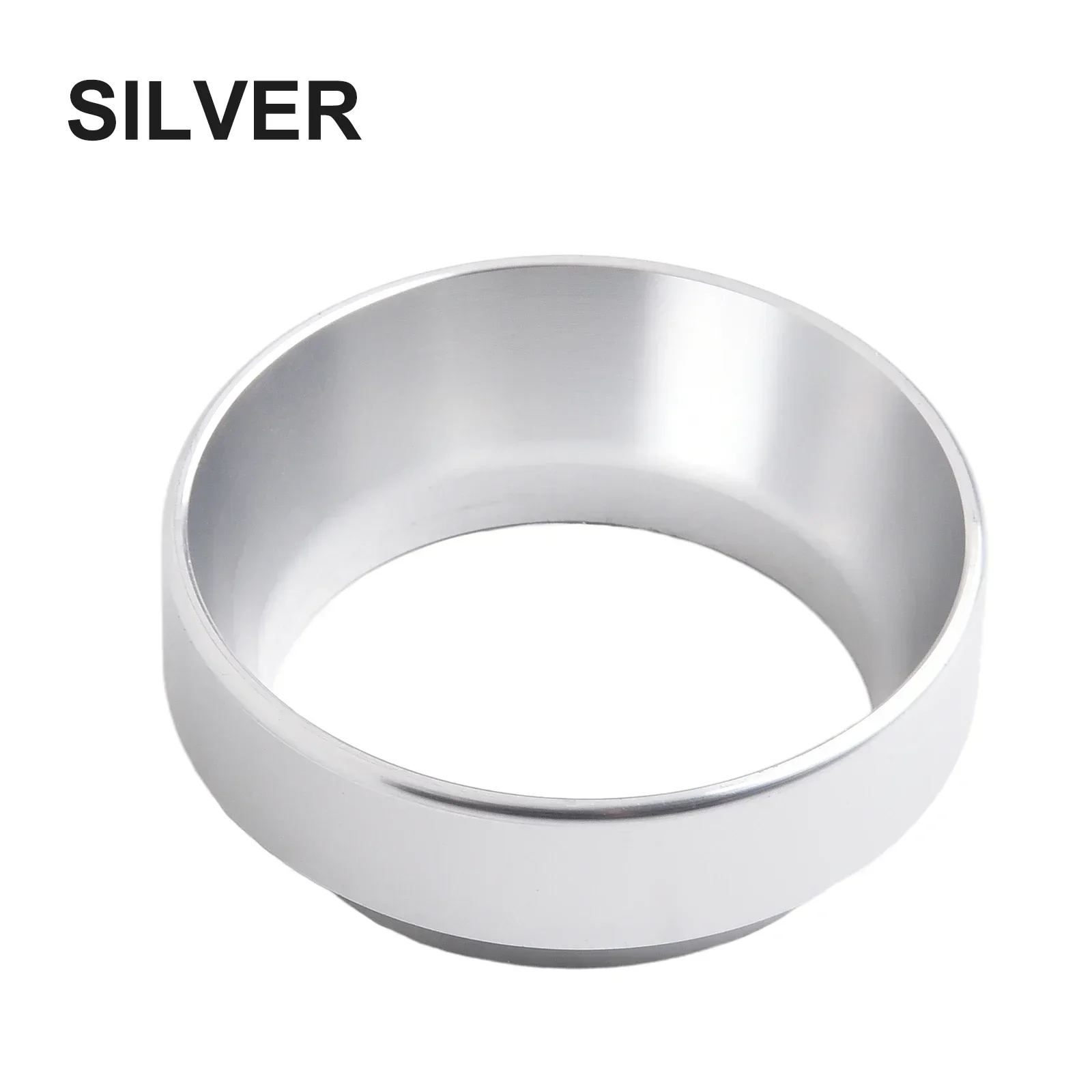 For Brewing Bowl Powder Coffee Dosing Ring Coffee Dosing Ring Kitchen Accessories Aluminum Material Silver Black Color