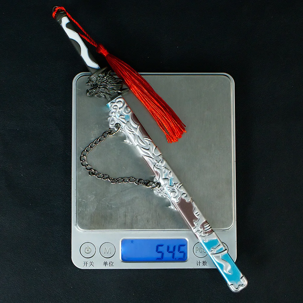 22cm nouvelle figurine de jeu jouet périphérique épée modèle en métal accessoires artisanaux décoration de bureau ornements cadeaux d'anniversaire jouets