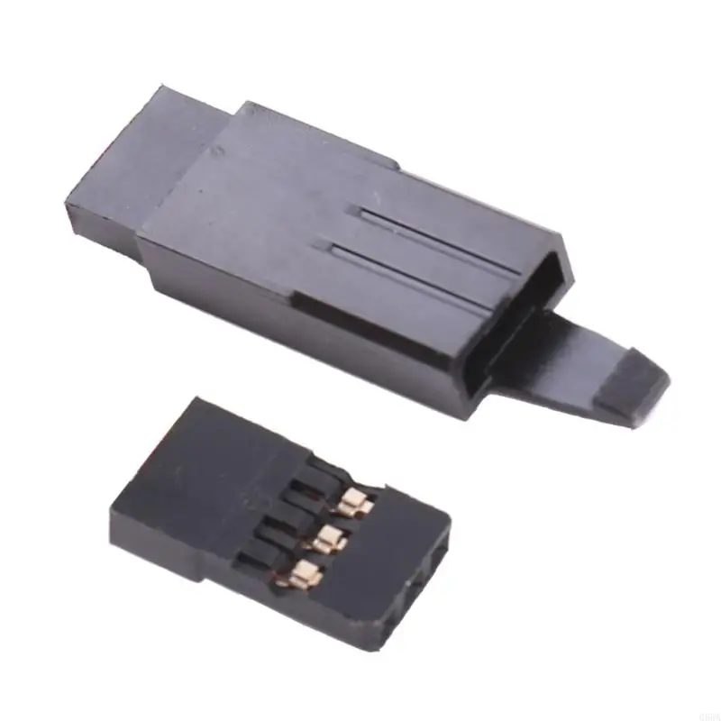 10 쌍 단열 된 서보 플러그 암/수컷 확장 와이어 터미널 크림프 핀