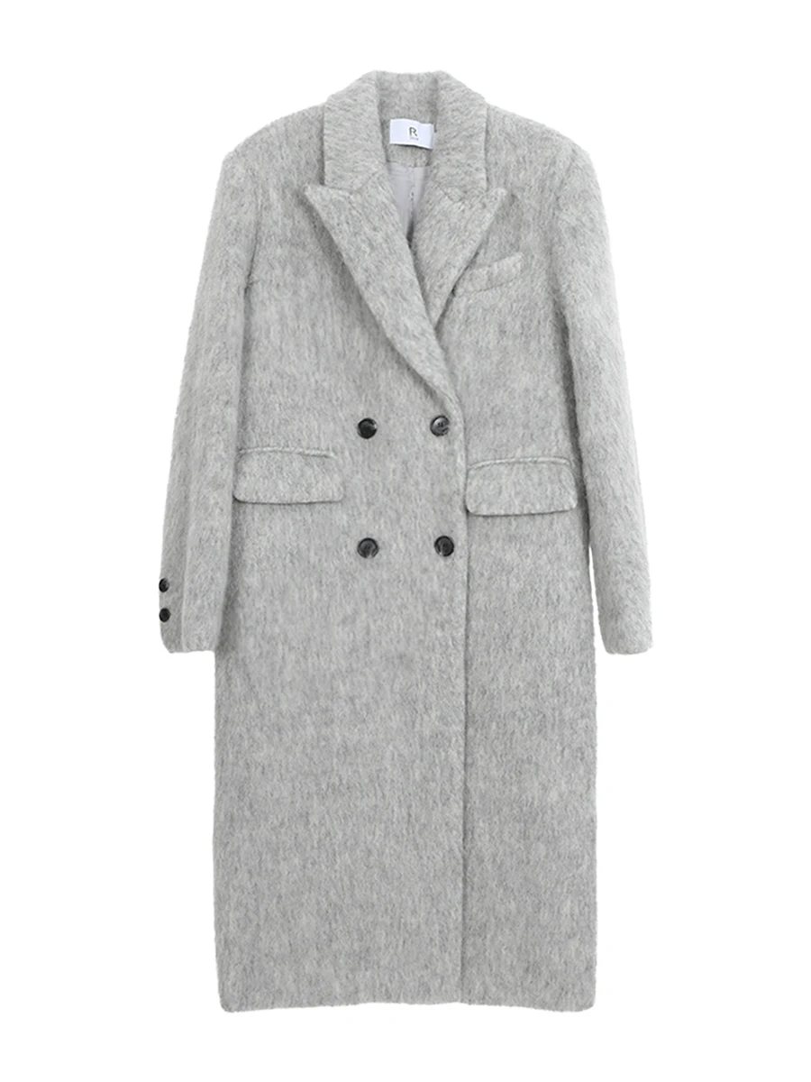 

Red Celebri Woolen Coat Women's Autumn Winter 2025 New High-End Feel Floral ey Tweed Suit Woolen Outerwear Korean Sle