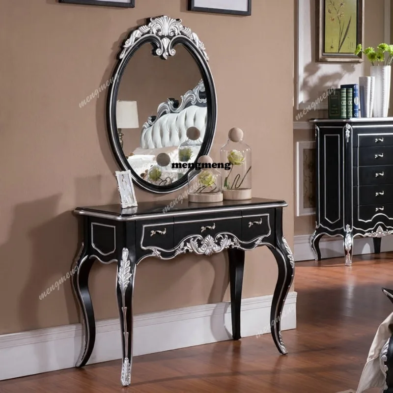 

Черный ящик для спальни, комод Eithe Box, скандинавский туалетный столик для хранения в гостиной, зеркало, роскошная мебель для спальни Tocador Mueble