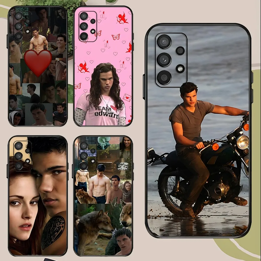 T-Team E-Edward Jacob Twilight Phone Case For Samsung Galaxy A52 A12 A51 S21 Edge S22ULTRA S23 S20LITE Plus Ultra Black Cover